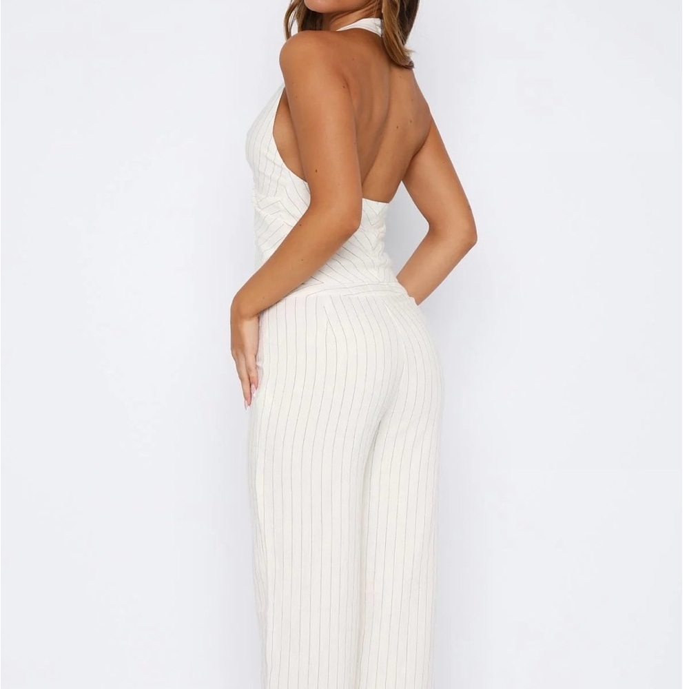 Two Piece Pin Striped Set - Picture 3 of 4